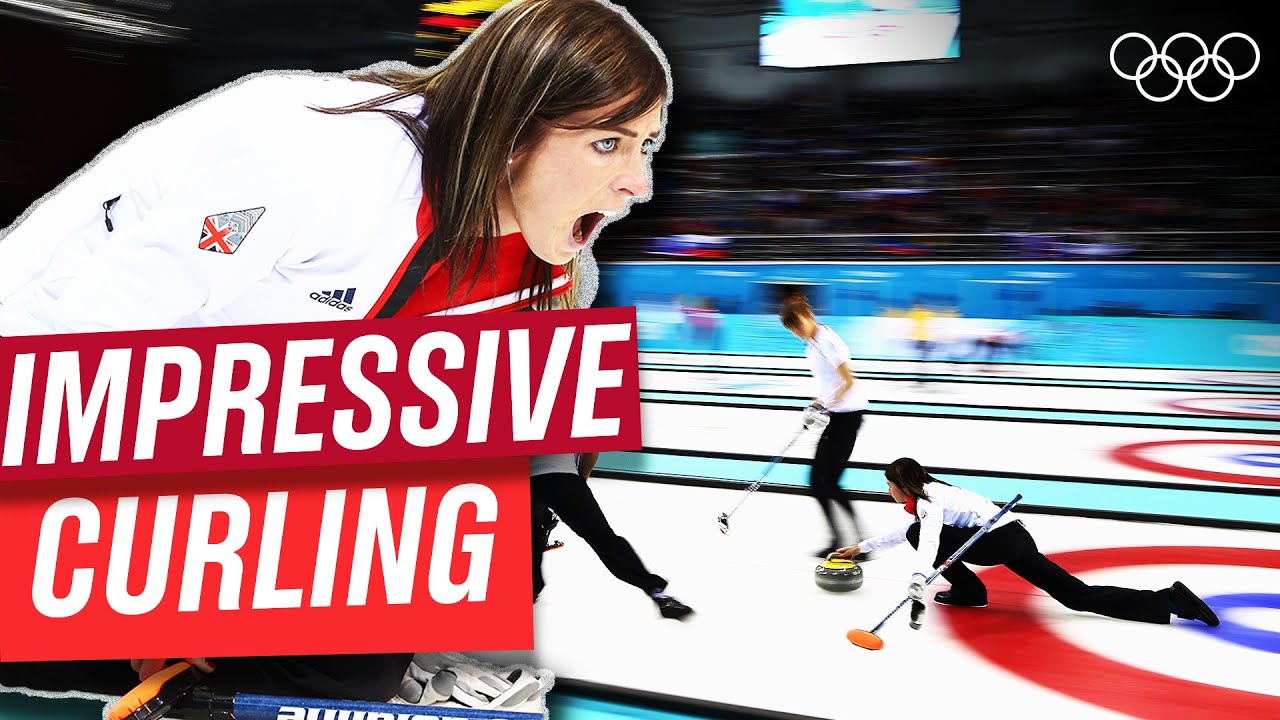 The most impressive curling shots in Olympic history! ????