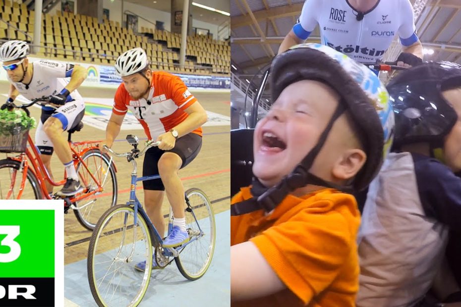 Cykelløb med 3 børn i cykeltrailer | Hvor svært ka' det være? | DR3