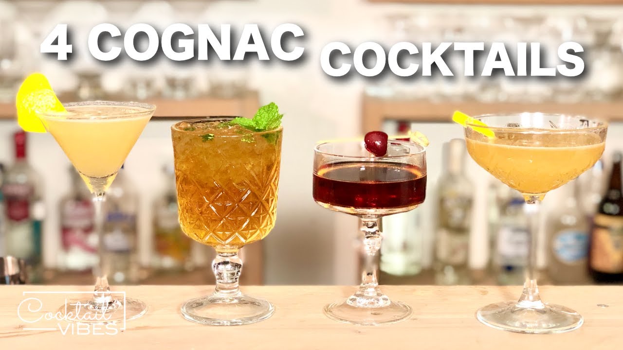4 COGNAC Cocktails | Cocktail Recipes