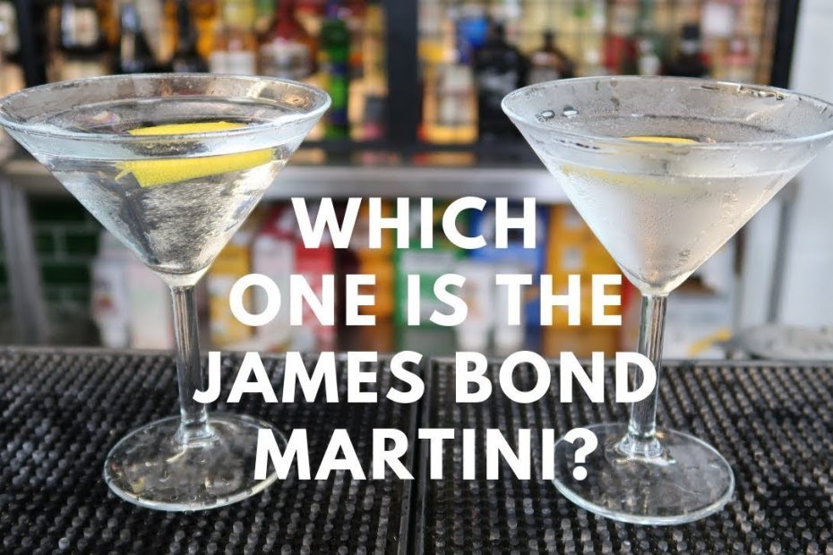 James Bond Martini SHAKEN not Stirred