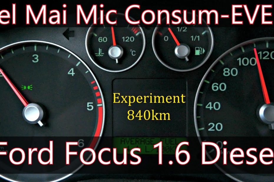 Cel Mai Mic Consum (EVER) Ford Focus 1.6 Motor Diesel An 2005