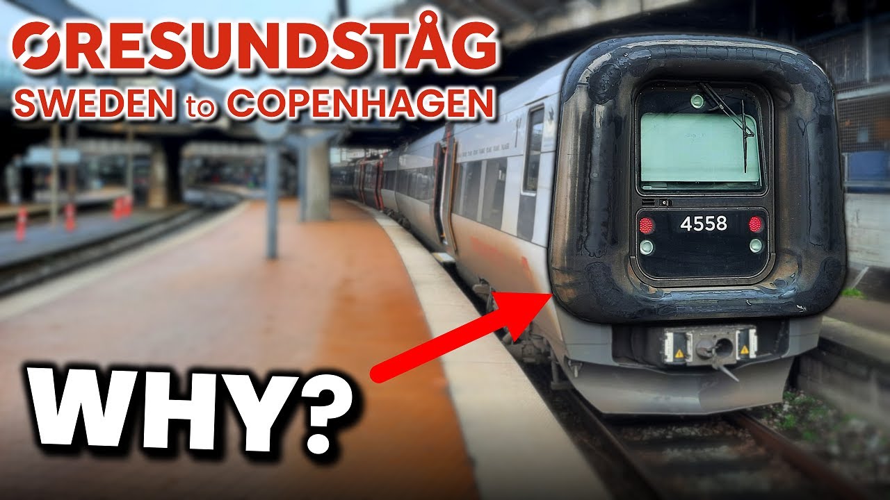 The Strange Looking Train from Sweden to Copenhagen! – Øresundståg Review
