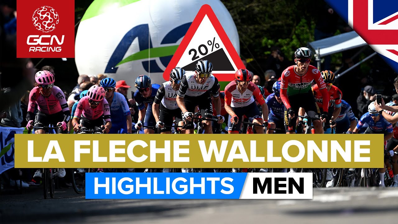 The Toughest Final Kilometre In Pro Cycling?! | La Flèche Wallonne 2023 Highlights - Men